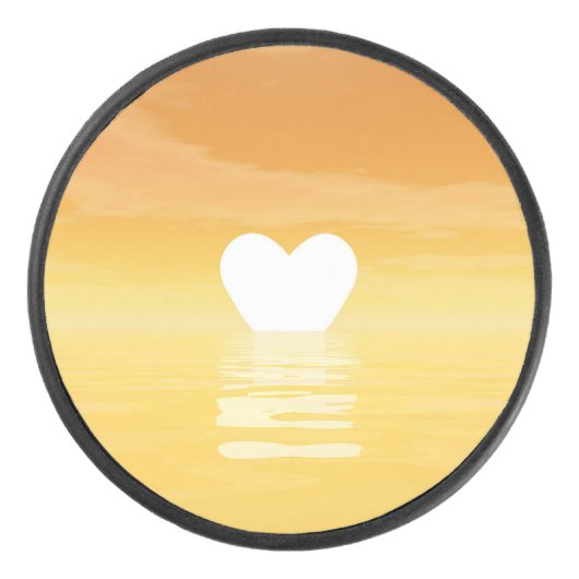 愛日没- 3Dは描写します アイスホッケーパック (正面)