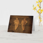 愛旧式で陽気な結婚式の招待状で書かれる カード (黄色い花)