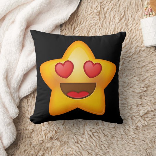 愛星Emoji クッション (ブランケット)