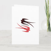 愛春の花のブランク/招待状カード 招待状 (裏面)