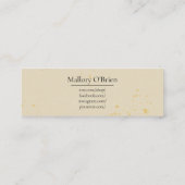 愛書とハートで手作り スキニー名刺 (裏面)