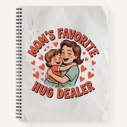 愛書と – ママインスパイアの最も暖かい抱擁 ノートブック (正面)