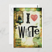 愛書の ポストカード (正面/裏面)