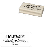 愛書付き手作り ラバースタンプ (押印)