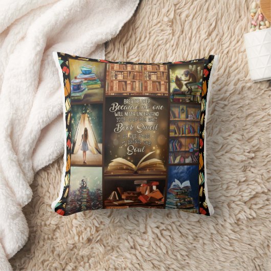 愛書好きの贈り物、愛書家、愛読の本 クッション (ブランケット)