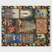 愛書好きの贈り物、愛書家、愛読の本 ラッピングペーパー (フラット)