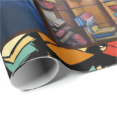 愛書好きの贈り物、愛書家、愛読の本 ラッピングペーパー (ロールコーナー)