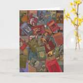 愛書家のためのカード カード (黄色い花)