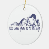 愛書家のオーナメント セラミックオーナメント (左)