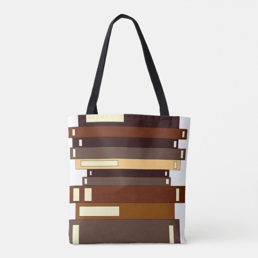 愛書家の本のギフトのトート トートバッグ (裏面)