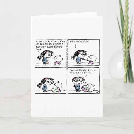 愛書家の絵本カードのための好み カード (正面)