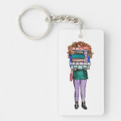 愛書家のKeychain キーホルダー (正面)