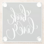 愛書家 ガラスコースター (裏面)