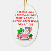 愛書家 セラミックオーナメント (左)