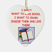 愛書家 セラミックオーナメント (右)