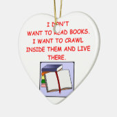 愛書家 セラミックオーナメント (左)