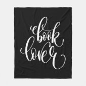 愛書家 フリースブランケット (正面)