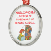 愛書家 メタルオーナメント (左)