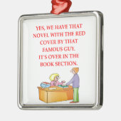 愛書家 メタルオーナメント (左)