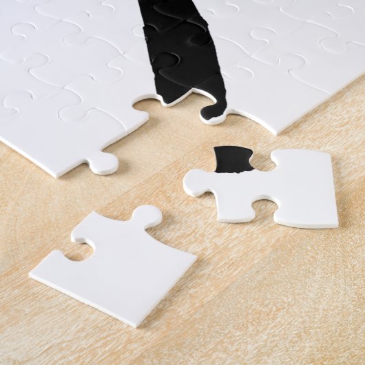 愛書道の日本のな漢字の記号 ジグソーパズル (側面)