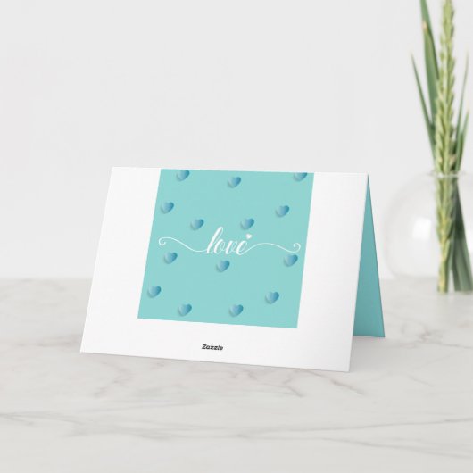 愛書道ハート カード (裏面)