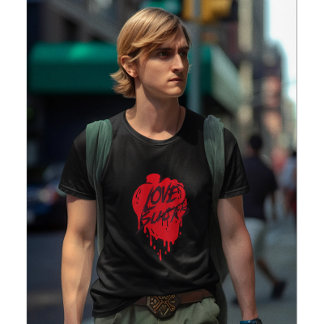 愛最低のデザイン反バレンタインデーモダン Tシャツ