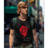 愛最低のデザイン反バレンタインデーモダン Tシャツ