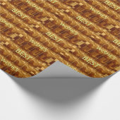 愛最高のしいアフリカ文化芸術の願い ラッピングペーパー (角)