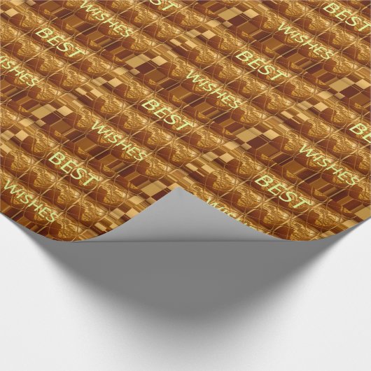 愛最高のしいアフリカ文化芸術の願い ラッピングペーパー (角)