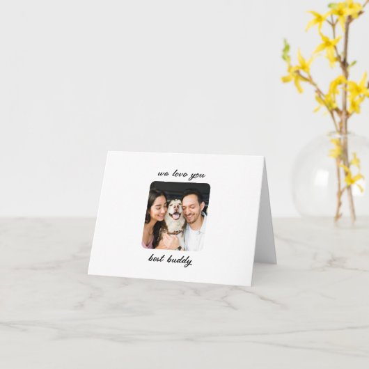 愛最高のする賛辞 カード (黄色い花)