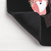 愛格言どのような格言と花バルーンシール マウスパッド (コーナー)