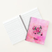 愛格言のヴィンテージトラック ノートブック (内部)