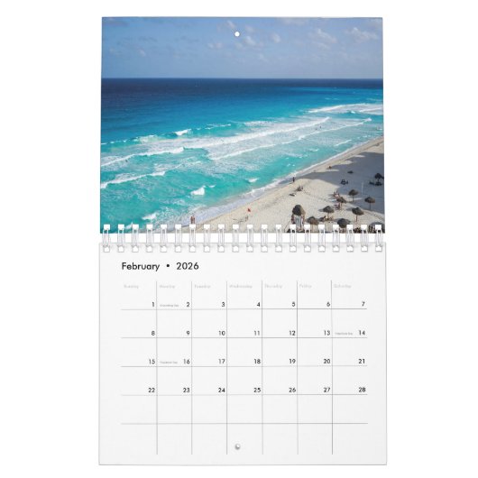 愛楽しむする事を行うことによってあなたの人生。2025 カレンダー (2月 2026)