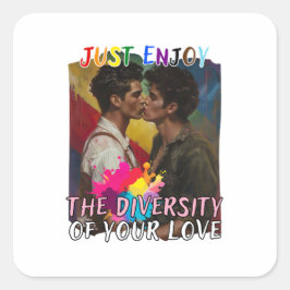 愛楽しむの多様性 – 男 スクエアシール