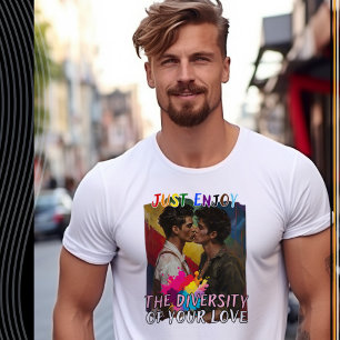 愛楽しむの多様性 – 男 Tシャツ