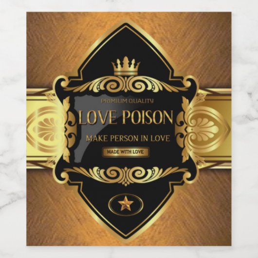 愛毒 ワインラベル (シングルラベル)