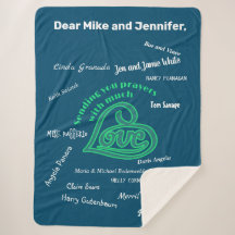 愛気にと祈りの言葉の毛布