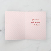 愛気のあるそぶりをした者のバレンタイン シーズンカード (内部)