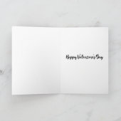 愛気球-ハッピーバレンタインデーの挨拶状 シーズンカード (内部)