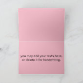 愛永遠のバラのバレンタインの漢字 シーズンカード (内部)