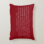 "愛決して完全な詩"の聖なる書物、経典の枕失敗しません アクセントクッション (正面(垂直))