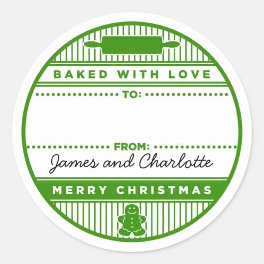 愛焼いたで ラウンドシール (正面)