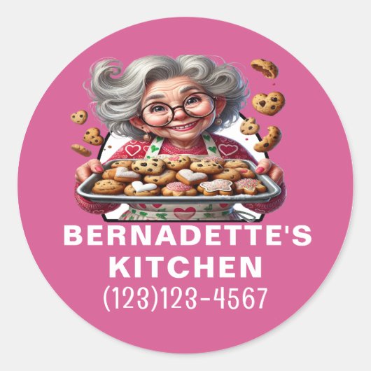 愛焼いたで ラウンドシール (正面)