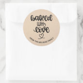 愛焼いたの手作り商品焼いたギフトで ラウンドシール (バッグ)