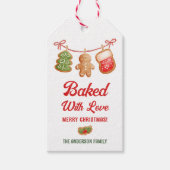 愛焼いたクリスマストリートクッキー ギフトタグ (正面)