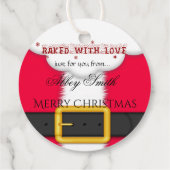 愛焼いたサンタクロースと聖降誕祭を祝して フェイバータグ (裏面)