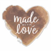 愛焼いたハート シール (正面)