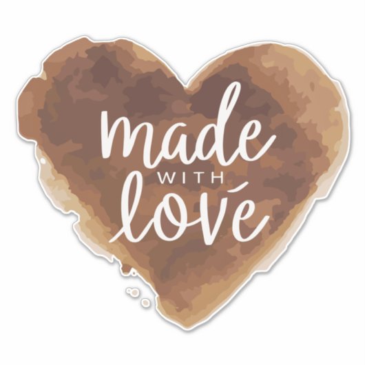 愛焼いたハート シール (正面)