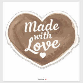 愛焼いたハート シール