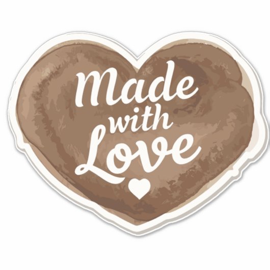 愛焼いたハート シール (正面)